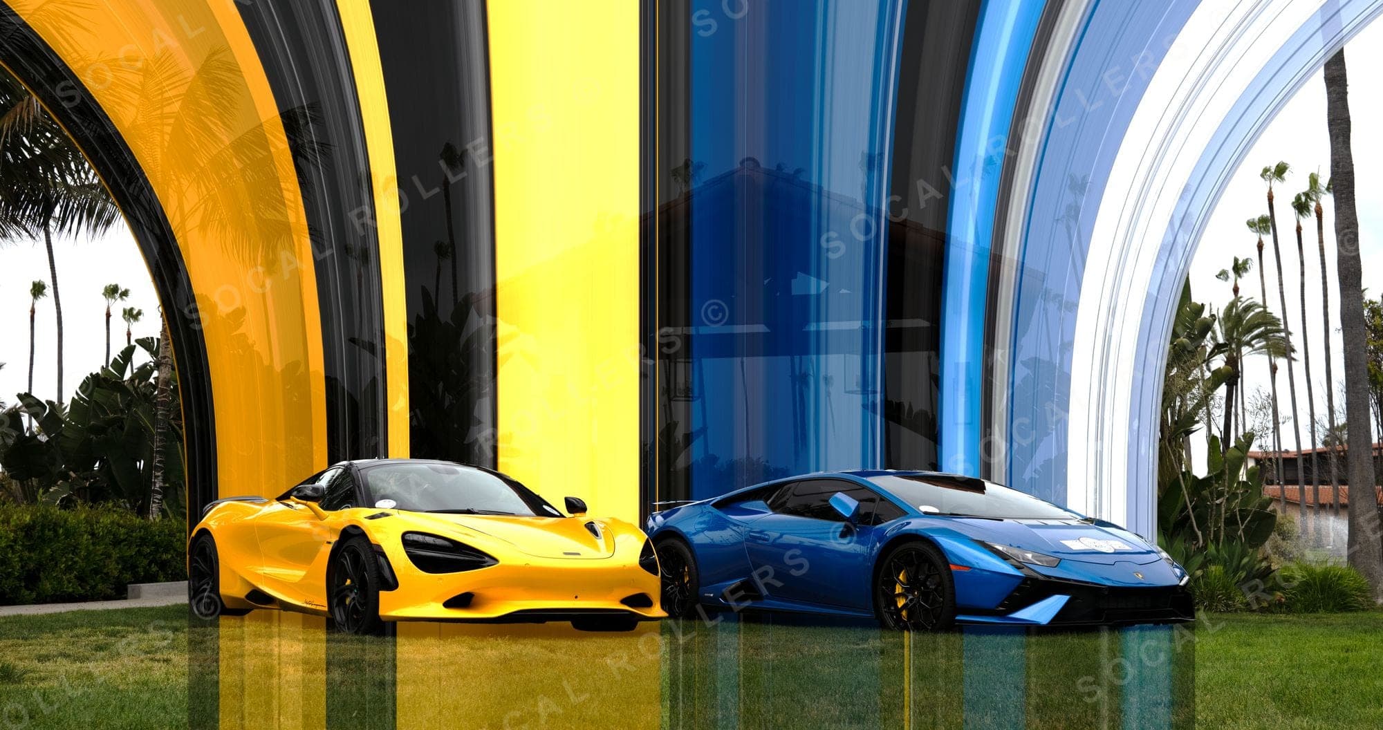 Mclaren and Lambo